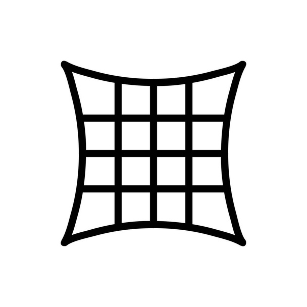 almohada plenitud icono vector. signo de plenitud de almohada. ilustración de símbolo de contorno aislado - Vector, imagen