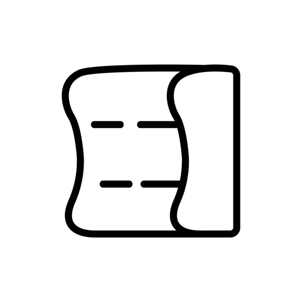 Icon-Vektor für Squab. Schwabenzeichen. Isolierte Kontursymboldarstellung - Vektor, Bild