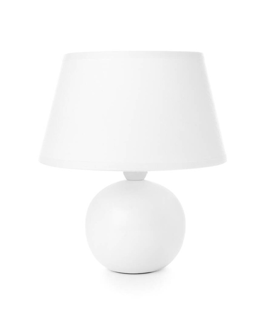 Стильна лампа на білому тлі
 - Фото, зображення