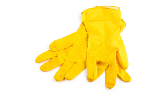 limpieza de los locales. guantes de látex
. - Foto, imagen