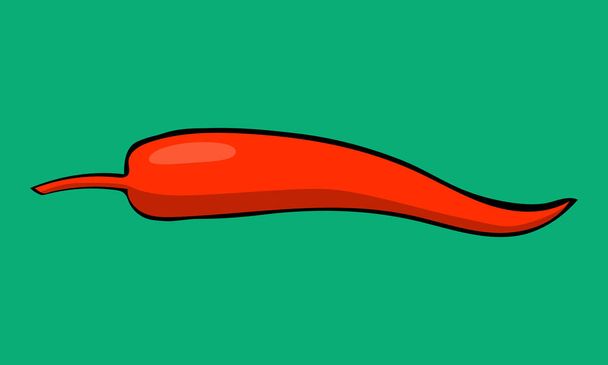 Векторна ілюстрація червоного перець чилі
 - Вектор, зображення
