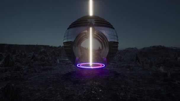 Hamis sci-fi teleport egy másik bolygóra eső - Felvétel, videó