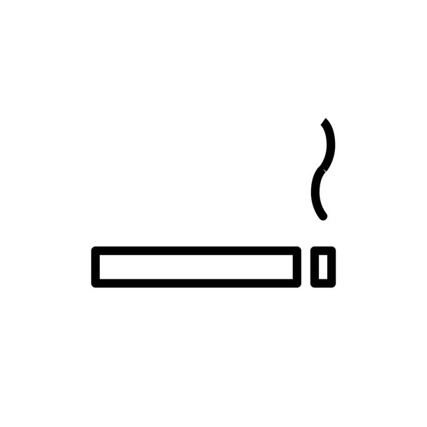 Курение и отсутствие курения иконка дизайн векторный логотип шаблон и иллюстрация
 - Вектор,изображение