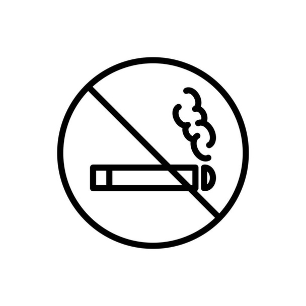Kouření a kouření Ikona Design vektorové logo šablony a ilustrace - Vektor, obrázek
