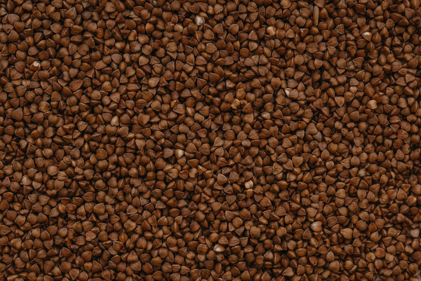 buckwheat grits brown pattern texture - Foto, immagini