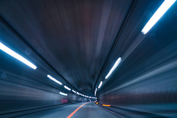 Tunnel of images (long exposure) - Φωτογραφία, εικόνα
