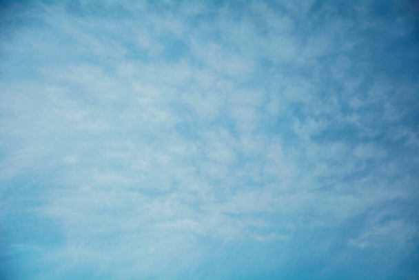 Blue sky with white clouds - Fotó, kép