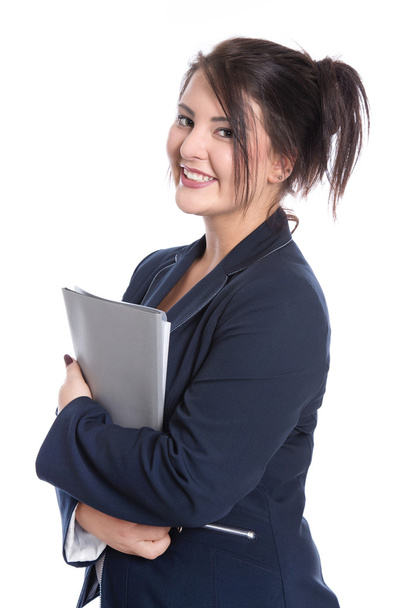 Young businesswoman smiling - Фото, изображение