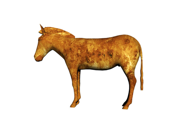 коричневая лошадь в пасторе
 - Фото, изображение