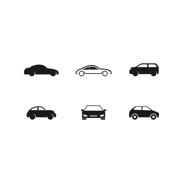 Autó logó vektor ikon illusztráció tervezés  - Vektor, kép