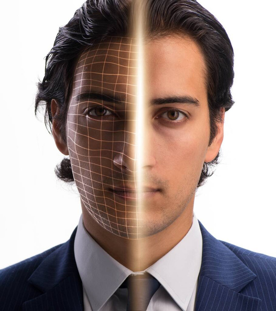 Conceito de software e hardware de reconhecimento facial
 - Foto, Imagem