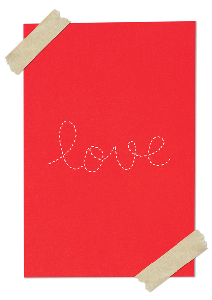 Handwriting love word - Photo, Image