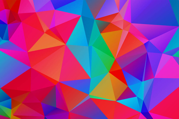 Antecedentes vívidos en el estilo del cubismo. Fondos de pantalla de color
 - Vector, Imagen