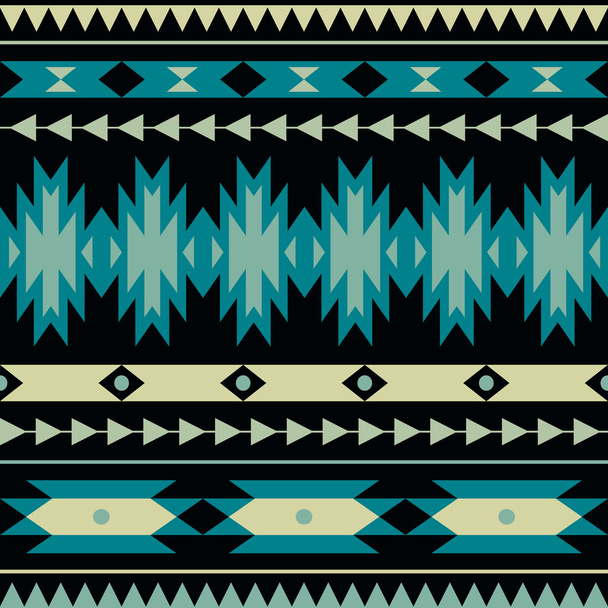 Vector seamless colorful decorative ethnic pattern - Vector, Image