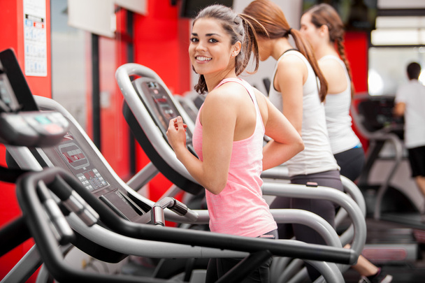 Athletes on the treadmill - Photo, image