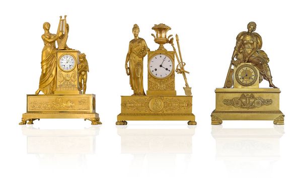Set di orologio da scrivania isolato su sfondo bianco
 - Foto, immagini