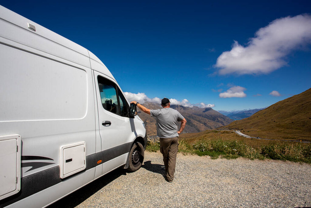 Road trip by rv in New Zealand - Photo, Image