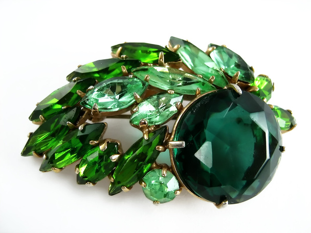 Emerald Brooch - Foto, Bild