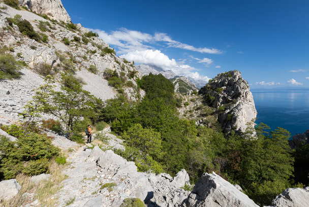 Удивительный вид с горы, Далмация, Хорватия
 - Фото, изображение