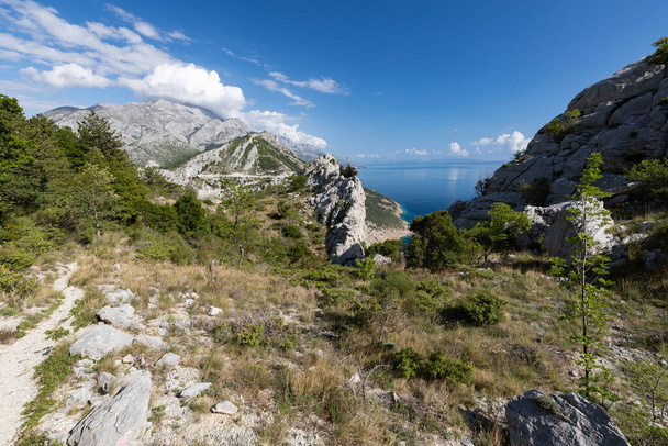 Vue imprenable depuis la montagne, Dalmatie, Croatie
 - Photo, image