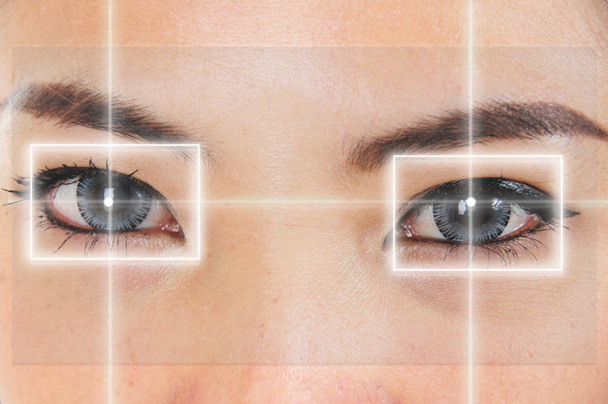 Глазной лазер для медицинской концепции
 - Фото, изображение