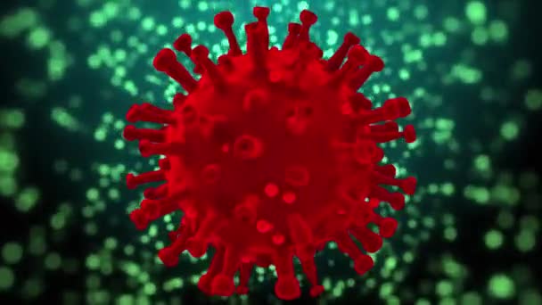 Coronavirus járvány COVID-19 világjárvány orvosi animáció - Felvétel, videó