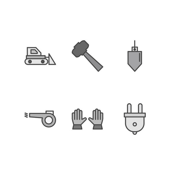 6 icônes de construction pour un usage personnel et commercial
... - Vecteur, image