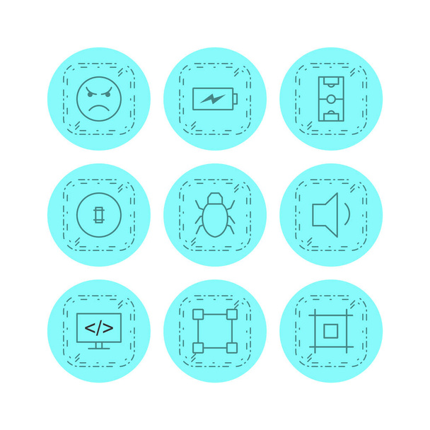9 iconos universales para uso personal y comercial
... - Vector, imagen
