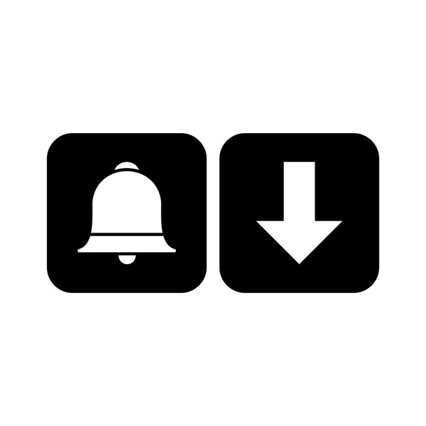 2 Conjunto de elementos básicos ícones isolados no fundo branco
... - Vetor, Imagem