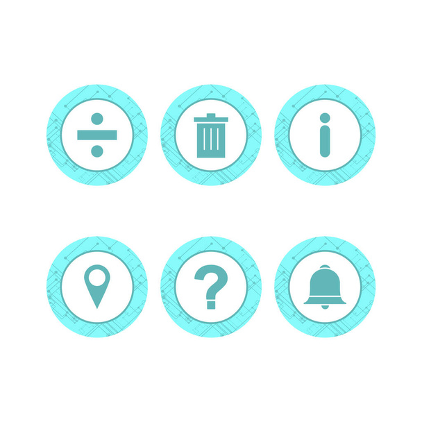 6 elementi di base icone per uso personale e commerciale
... - Vettoriali, immagini