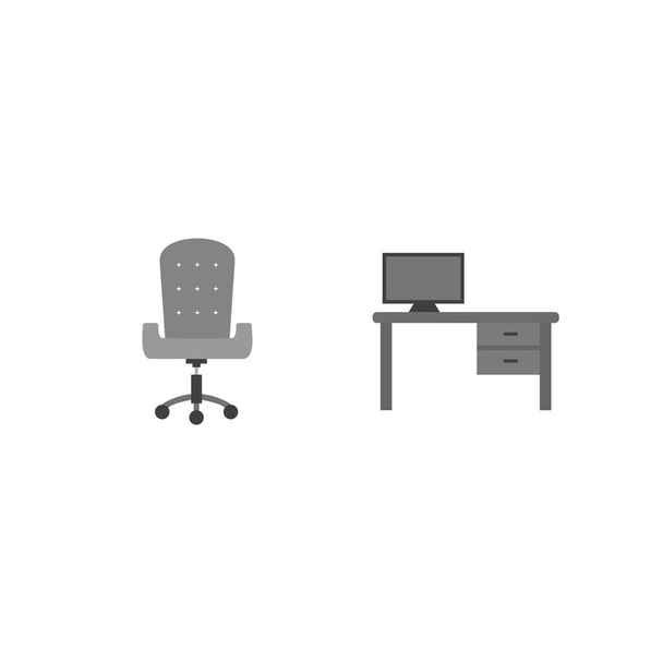 2 Bürosymbole für den persönlichen und kommerziellen Gebrauch... - Vektor, Bild