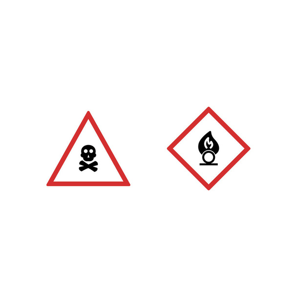 2 Icono conjunto de señales de tráfico para uso personal y comercial
... - Vector, Imagen
