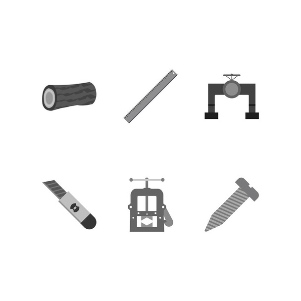 6 iconos de construcción para uso personal y comercial
... - Vector, imagen