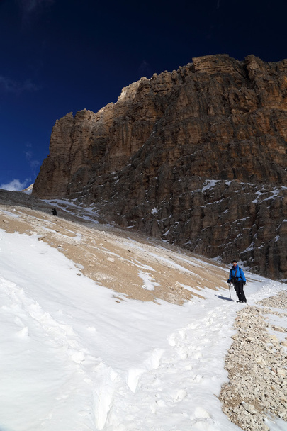 trekking de inverno
 - Foto, Imagem