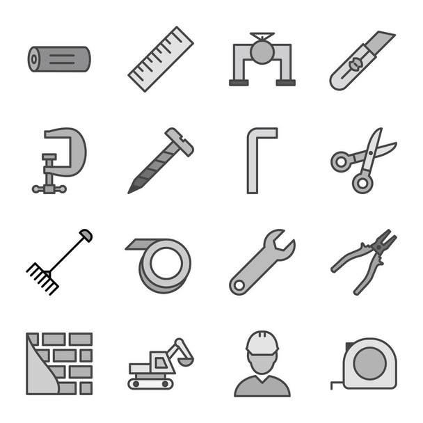 16 iconos de construcción para uso personal y comercial
... - Vector, imagen