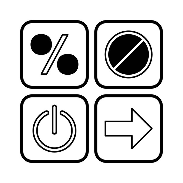 4 Icona Set di elementi di base per uso personale e commerciale
... - Vettoriali, immagini