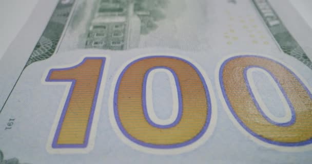 A one hundred-dollar banknote - Imágenes, Vídeo