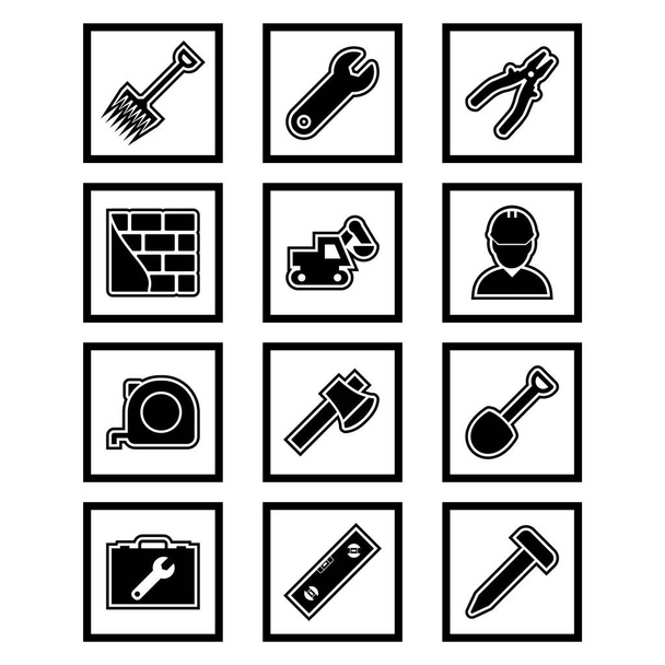 12 iconos de construcción para uso personal y comercial
... - Vector, imagen