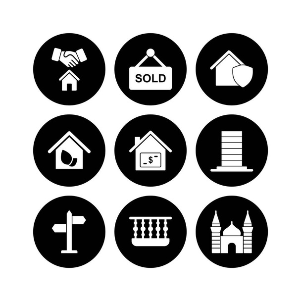 9 iconos inmobiliarios para uso personal y comercial
... - Vector, Imagen