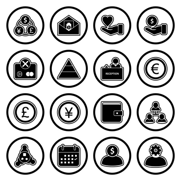 Ensemble de 16 icônes bancaires sur fond blanc Éléments isolés vectoriels
... - Vecteur, image