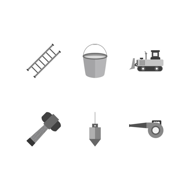 6 iconos de construcción para uso personal y comercial
... - Vector, imagen