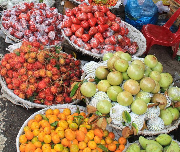 エキゾチックな果物だ。アジア。ベトナムのNha Trang. - 写真・画像