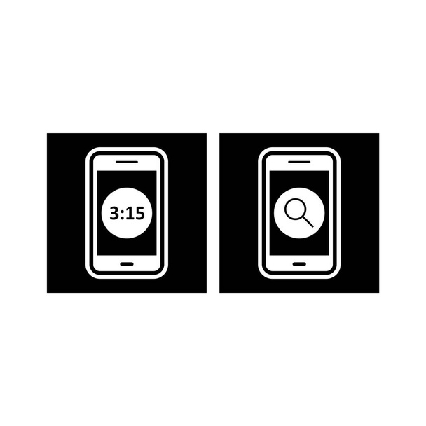 2 Conjunto de iconos de aplicaciones móviles aislados en fondo blanco
... - Vector, imagen