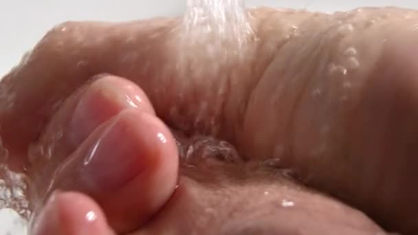 Washing hands with soap and fresh water - in times of Corona virus Covid-19 - Záběry, video