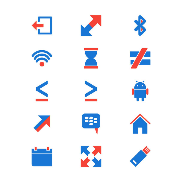 15 Icon Set Of basic elements For Personal And Commercial Use... - Vector, Image