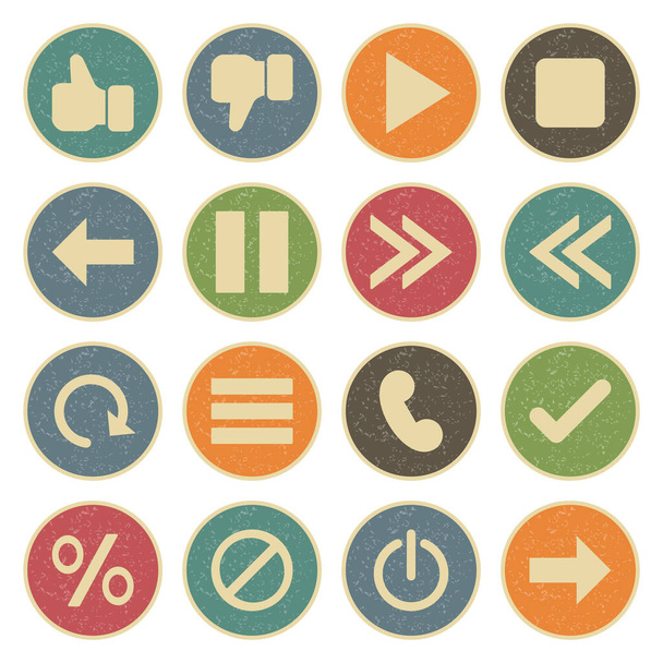 16 Набор икон из основных элементов для личного и коммерческого использования
... - Вектор,изображение