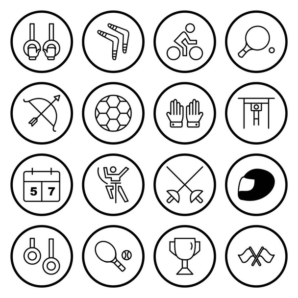 Icono conjunto de deportes y juegos para uso personal y comercial
... - Vector, Imagen