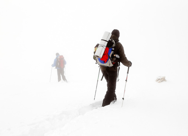 Talvi Alppien vaellus
 - Valokuva, kuva