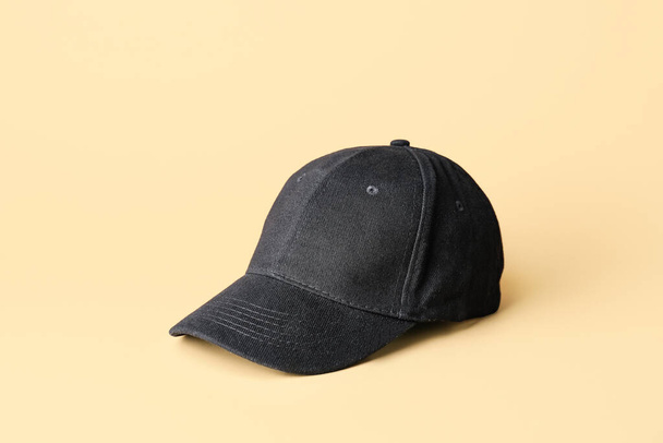 Blank cap on color background - Photo, Image