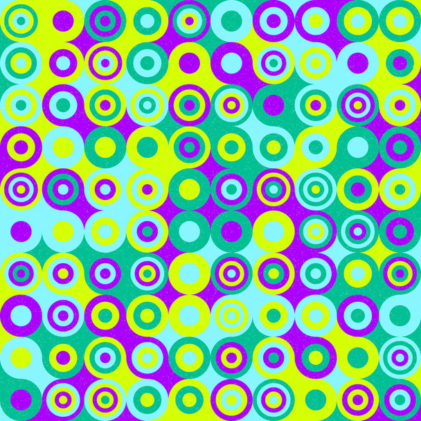 motif sans couture avec des points colorés illustration de conception de fond d'art universel
 - Vecteur, image